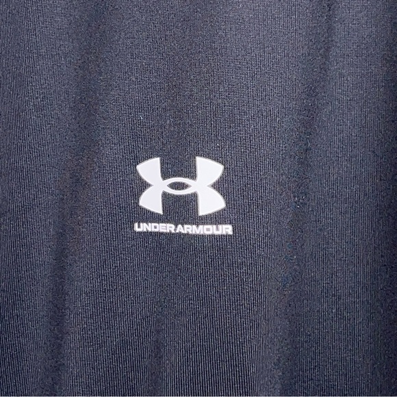 Small Under Armour Black Leggings Athletic Activewear Stretch Pull On Classic - Picture 5 of 11